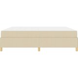  Krevetna konstrukcija s madracem Krema 200 x 200 cm tkanina | Eponuda.com