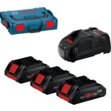 Bosch Starter set 3 x 18V ProCORE 4,0Ah + GAL 1880 CV + L-Boxx 102