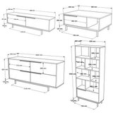 Hanah home ON21-W white living room furniture set | ePonuda.com