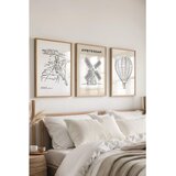 WALLXPERT Ç-300542 - 5070 višenamenski set dekorativnog slikanja (3 komada) | Eponuda.com