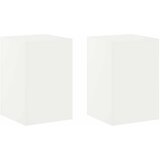  Stalak za biljke 2 pcs Bijela 40 x 40 x 60 cm Čelik | shoptok.hr