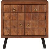 Ormarić s ladicama Med smeđi 70x35x70 cm puno drvo bagrem - boja meda 1 | shoptok.hr