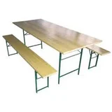 baštenski pivski set sto i 2 klupe 220 x 90