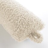 Douceur d intérieur Kremno bela zaščita za vrata proti prepihu 10x80 cm Wooly – | Shoptok.si