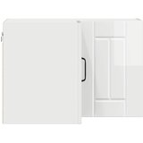  Zidni kutni ormar Lucca Bijela visokog sjaja 57 x 57 x 40 cm | shoptok.hr