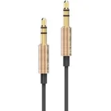 AUX-001 KABEL JACK 3.5 - JACK 3.5 GOLD ZA TELEFONE IN AVDIO, (22007063)