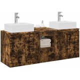  Set ormarića za kupaonicu 3 kom. Dimljeni hrast Smeđa 49,5 x 41 x 62,5 cm | Shoptok.si