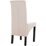  Jedilni stoli 2 kosa blago kremne barve | Shoptok.si
