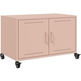 Furnova TV omarica roza 68x39x43,5 cm jeklo, (21923195) | Shoptok.si