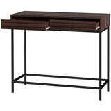 Støraa Temno rjava stranska mizica z mizno ploščo v orehovem dekorju 35x90 cm Celine – | Shoptok.si