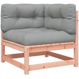  Kutna vrtna sofa s jastucima od masivnog drva duglazije Smeđa | shoptok.hr
