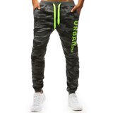 DStreet Spodnie dresowe męskie camo antracytowe | Shoptok.si