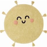 Lorena Canals Žuti periv/ručno rađen pamučan dječji tepih ø100 cm You're My Sunshine – Cijene