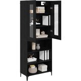  Highboard Crni hrast 69,5 x 34 x 180 cm Konstruirano drvo | shoptok.hr