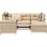 vidaXL 5-dijelni set vrtnih sofa od masivne borovine Cijene