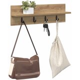  Vješalica za kapute na zidu Umjetnički hrast 60 x 10,5 x 18 cm | shoptok.hr