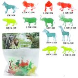 Magic Toys Animal World: Divje živali 12-delni set prozornih figuric | Shoptok.si