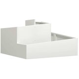 Vrtna saksija Bijelo 80 x 80 x 50 cm Čelična vrata | Eponuda.com