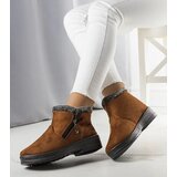 Gemre Camel insulated snow boots with fur Wren | Shoptok.si