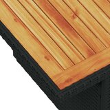 vidaXL 7-dijelni set vrtnih sofa od poliratana s jastucima crni | shoptok.hr