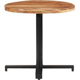 Bistro stol okrugli Ø 80 x 75 cm od masivnog bagremovog drva | shoptok.hr