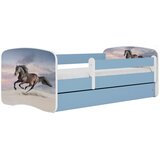 MID.YOU Dječji krevet Dreamy trkaći konj 160x80 sa madracem s ladicom Plava | shoptok.hr
