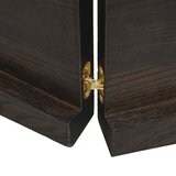 Stolna Mizna plošča temno siva 120x40x4 cm obdelana trdna hrastovina, (20979150) | Shoptok.si