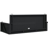  Klupa za ljuljanje crna 119 x 56 x 48 cm od poliratana | shoptok.hr