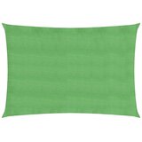  Senčno jadro 160 g/m² svetlo zeleno 6x8 m HDPE | Shoptok.si