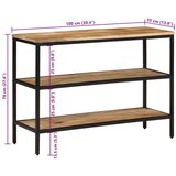  Konzolni stol 100 x 35 x 70 cm od masivnog grubog drva manga | shoptok.hr