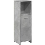 vidaXL Kopalniška omarica betonsko siva 30x30x95 cm iverna plošča | Shoptok.si