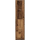 vidaXL Ormarić za lijekove boja starog drvo 40x41x174,5 cm drveni | shoptok.hr