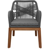 XXXL Vrtni Stol Finn, Rjava, Siva, Masivno | Shoptok.si