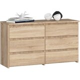 AKORD Cl100 Komoda, 6 Predalov, Hrast Sonoma, (5000332118) | Shoptok.si