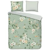 Descanso Zelena posteljina za bračni krevet/za produženi krevet od pamučnog satena 200x220 cm Sizena – Cijene