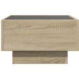  Stolić za kavu LED boja hrasta 50x50x30 cm konstruirano drvo | shoptok.hr