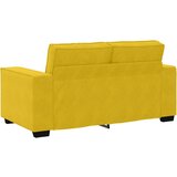  Dvodijelni set sofa s jastucima, žuti baršun | shoptok.hr