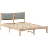  Konstrukcija postelje z vzglavjem Svetlo siva 150 x 200 cm, (5000101637) | Shoptok.si