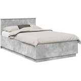  Krevetna konstrukcija s uzglavljem Betonska siva 120 x 190 cm | shoptok.hr
