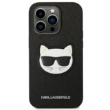 Karl Lagerfeld KLHCP14XSAPCHK za iPhone 14 Pro Max črna zaščita - Choupette Head | Shoptok.si