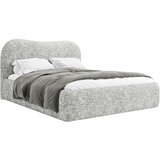 MID.YOU OBLAZINJENA POSTELJA 160 cm x 200 cm , les, tekstil, leseni material naravne barve | Shoptok.si