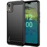 INORCO Ovitek za telefon s teksturo ogljikovih vlaken za telefon Nokia C12 4G/C12 Pro/C12 Plus telefonska torbica TPU brušena lupina, (22037147) Cene