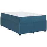  Konstrukcija postelje z vzmetnico Modra 120 x 200 cm blago, (5000127372) | Shoptok.si