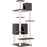  Penjalica za mačke sa stupovima za grebanje tamnosiva 154 cm | shoptok.hr
