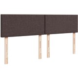 vidaXL Box spring postelja z vzmetnico temno rjav 200x200 cm blago, (21304377) | Shoptok.si