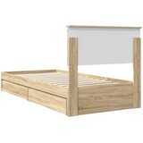 Krevet s od storage Sonoma hrast 100 x 200 cm Konstruirano drvo | shoptok.hr