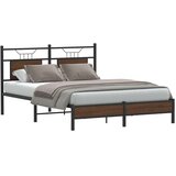  Okvir kreveta bez madraca smeđi hrast 140x190 cm izrađeno drvo | shoptok.hr