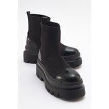 LuviShoes AVES Black Scuba Thick Soled Women's Boots Cijene
