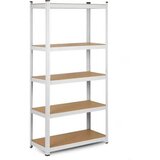  LANDGRAF metalni stalak za odlaganje 875 KG 150x75x30 CM bijeli | shoptok.hr