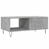  Stolić za kavu boja betona 90x50x36,5 cm konstruirano drvo Siva | Shoptok.si